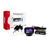 Amio – Σύστημα Παρκαρίσματος 12V με 4 Αισθητήρες Λευκούς 22mm & Οθόνη LED GRAF για Ακριβή Ένδειξη Απόστασης & Ασφαλές Παρκάρισμα – 1 Τεμ. (01563/AM) Αισθητήρες παρκαρίσματος οπισθοπορείας και εμπρός americat.gr