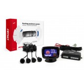 Amio – Σύστημα Παρκαρίσματος 12V Σειρά GOLD με 4 Αισθητήρες Μαύρους 18mm & Οθόνη LED GRAF για Διακριτική Εγκατάσταση & Ασφαλές Παρκάρισμα – 1 Τεμ. (01578/AM) Αισθητήρες παρκαρίσματος οπισθοπορείας και εμπρός americat.gr