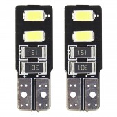 Amio – Λαμπάκια LED T10 W5W 12V 2W 5600K 4xSMD 5730 CANBUS Καρφωτά για Ισχυρό Λευκό Φωτισμό χωρίς Σφάλματα – Σετ 2 Τεμ. (01630/AM) Χωρίς Κάλυκα americat.gr