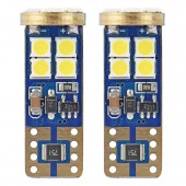 Amio – Λαμπάκια LED T10 W5W 12/24V 2.3W 5600K 12xSMD 2835 CANBUS Καρφωτά για Ισχυρό Λευκό Φωτισμό χωρίς Σφάλματα – Σετ 2 Τεμ. (01636/AM) Χωρίς Κάλυκα americat.gr