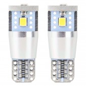 Amio – Λαμπάκια LED T10 W5W 12/24V 2.4W 5600K 3xSMD 2835 CANBUS Καρφωτά για Ισχυρό Λευκό Φωτισμό χωρίς Σφάλματα – Σετ 2 Τεμ. (01637/AM) Χωρίς Κάλυκα americat.gr