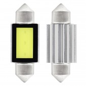 Amio – Λαμπάκια Πλαφονιέρας LED 36mm C5W C10W 12V 2.4W 5600K 3xCOB CANBUS για Ισχυρό Ομοιόμορφο Φωτισμό Εσωτερικού – Σετ 2 Τεμ. (01639/AM) Πλαφονιέρας americat.gr