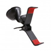 Amio - Βάση Κινητού με Δαγκάνα Περιστρεφόμενη με Βεντούζα & Ροδέλα - Σταθερό Κράτημα & Ρύθμιση Θέσης - 1 Τεμ. (01705/AM) Βάσεις Θήκες Κινητού americat.gr