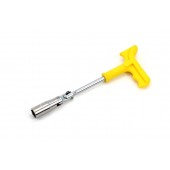 Amio - Μπουζόκλειδο T-Handle 16mm για Εύκολο Λύσιμο και Σφίξιμο Μπουζί με Σταθερό Κράτημα και Άνετη Χρήση - 1 Τεμ. (01719/AM) Μπουζόκλειδα americat.gr