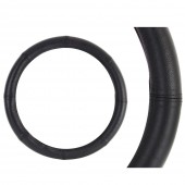 Amio - Κάλυμμα Τιμονιού Μαύρο από Δέρμα 3XL 47-49cm για πολύ μεγάλα τιμόνια με σταθερό κράτημα και άνεση σε καθημερινή χρήση με ποιοτική αίσθηση - 1 Τεμ. (01770/AM) Διάμετρος 46-48 cm americat.gr