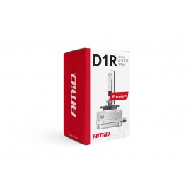 Amio - Λάμπα Xenon D1R 4300K 35W 12V Premium για αντικατάσταση εργοστασιακών και aftermarket xenon με φυσικό φωτισμό και σταθερή απόδοση με ενσωματωμένο igniter - 1 Τεμ. (01966/AM) Ανταλλακτικά Xenon americat.gr