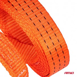 AMiO - Ιμάντας Ρυμούλκησης Tow Rope 35 mm 3000 kg 5 m με Γάντζους και Ασφάλεια Hook+Hook - 1 Τεμ. (02011/AM) Ρυμούλκηση americat.gr