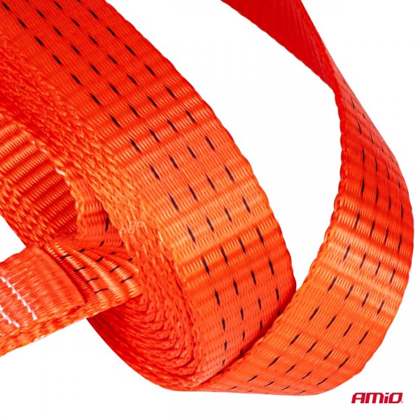 Amio - Ιμάντας Ρυμούλκησης 4500kg 5m 35mm με γάντζους ασφαλείας για βαριά οχήματα με μεγαλύτερη απόσταση και ανθεκτική κατασκευή για αξιόπιστη ρυμούλκηση - 1 Τεμ. (02012/AM) Ρυμούλκηση americat.gr