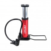 Amio - Τρόμπα Αέρος Ποδιού Αλουμινίου Compact με Διπλή Κεφαλή και Μέγιστη Πίεση 11 Bar για Ποδήλατο, Αυτοκίνητο και Φουσκωτά - 1 Τεμ. (02142/AM) Τρόμπες Αέρα americat.gr