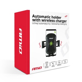 Amio - ΒΑΣΗ ΚΙΝΗΤΟΥ ΑΕΡΑΓΩΓΟΥ PHW-02 ΜΕ ΑΣΥΡΜΑΤΟ ΦΟΡΤΙΣΤΗ 5V 2A ΓΙΑ ΚΙΝΗΤΑ ΜΕ ΕΠΑΓΩΓΙΚΗ ΦΟΡΤΙΣΗ - 1 ΤΕΜ. (02161/AM) Βάσεις Θήκες Κινητού americat.gr