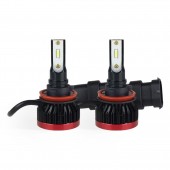 Amio - H8/H9/H11 BF-SERIES 6-18V 50W ETi-1860 2X25W 6.000K 3100lm LED (ΜΕ ΑΝΕΜΙΣΤΗΡΑΚΙ) -2ΤΕΜ (02245/AM) Λάμπες americat.gr