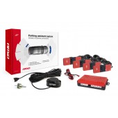 Amio - ΣΥΣΤΗΜΑ ΠΑΡΚΑΡΙΣΜΑΤΟΣ 12V ΜΕ 4 ΑΙΣΘΗΤΗΡΕΣ ΤΥΠΟΥ INSIDE MOUNT (ΜΑΥΡΟ) 16,5mm ΚΑΙ BUZZER (ΜΟΝΟ ΗΧΟΣ) - 1 τεμ. (02253/AM) Αισθητήρες παρκαρίσματος οπισθοπορείας και εμπρός americat.gr