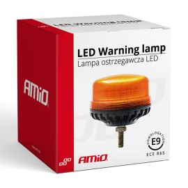 Amio - ΦΑΡΟΣ W03SB 12V/24V 36LED ΒΙΔΩΤΟΣ (ΜΟΝΗ ΒΙΔΑ) ΠΟΡΤΟΚΑΛΙ IP56 - 1 ΤΕΜ. (02294/AM) Φάροι LED americat.gr