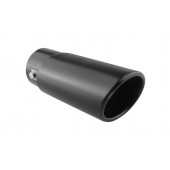 Amio - ΑΚΡΟ ΕΞΑΤΜΙΣΗΣ ΜΑΥΡΟ 165x86mm Φ37>54mm - 1 τεμ. (02351/AM) Μπούκες Εξάτμισης americat.gr