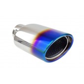 Amio - ΑΚΡΟ ΕΞΑΤΜΙΣΗΣ ΚΑΜΜΕΝΟ ΤΙΤΑΝΙΟΥ 180x120mm Φ30>50mm - 1 τεμ. (02356/AM) Μπούκες Εξάτμισης americat.gr