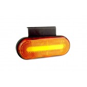 Amio - ΦΩΣ ΟΓΚΟΥ ΦΟΡΤΗΓΟΥ LED ΠΟΡΤΟΚΑΛΙ ΟΒΑΛ 10-30V 124x49x22mm ΑΔΙΑΒΡΟΧΟ OM-01-O 1ΤΕΜ. (02374/AM) Φώτα Ογκου americat.gr