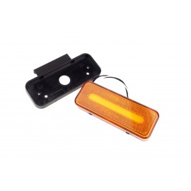 Amio - ΦΩΣ ΟΓΚΟΥ ΦΟΡΤΗΓΟΥ LED ΠΟΡΤΟΚΑΛΙ 10-30V 124x49x22mm ΑΔΙΑΒΡΟΧΟ OM-02-O 1ΤΕΜ. (02376/AM) Φώτα Ογκου americat.gr