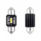 Amio - ΛΑΜΠΑΚΙΑ ΠΛΑΦΟΝΙΕΡΑΣ 31mm 12/24V 3,1W 5600K 1LED ULTRA BRIGHT CAN-BUS FESTOON (ΛΕΥΚΟ) - 2 ΤΕΜ. (02441/AM) Πλαφονιέρας americat.gr