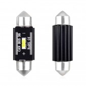 Amio - ΛΑΜΠΑΚΙΑ ΠΛΑΦΟΝΙΕΡΑΣ 36mm 12/24V 3,1W 5600K 1LED ULTRA BRIGHT CAN-BUS FESTOON (ΛΕΥΚΟ) - 2 ΤΕΜ. (02442/AM) Πλαφονιέρας americat.gr