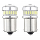 Amio - R5W/R10W 12/24V BA15s 24+6xSMD3030 CAN-BUS ΔΙΑΘΛΑΣΗΣ (ΜΟΝΟΠΟΛΙΚΟ/ΦΟΥΝΤΟΥΚΙ) LED - 2ΤΕΜ. (02448/AM) Με Κάλυκα americat.gr