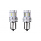 Amio - P21W BA15s 12/24V 22LED SMD ULTRABRIGHT CANBUS ΛΕΥΚΟ 2ΤΕΜ. (02449/AM) Φωτισμός LED americat.gr