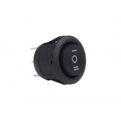 Amio - ΔΙΑΚΟΠΤΗΣ ΣΤΡΟΓΓΥΛΟΣ 3 ΘΕΣΕΩΝ 12V 2cm BU03 - 1ΤΕΜ. (02463/AM) Διακόπτες Ρελέ americat.gr