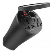 Amio - INVERTER ΠΟΤΗΡΟΘΗΚΗΣ 12>230V max150W-peak300W ΜΕ 2 USB 4800mA ΚΑΙ ΑΝΤΑΠΤΟΡΑ ΑΝΑΠΤΗΡΑ 12V - 1 τεμ. (02469/AM) Ανορθωτές και Αντάπτορες americat.gr
