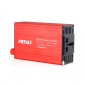 Amio - INVERTER 12-230V max300W-peak600W +2USB PI03 – 1 ΤΕΜ. (02470/AM) Ανορθωτές και Αντάπτορες americat.gr
