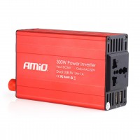 INVERTER 24>230V max300W-peak600W ME 2 USB AMiO – 1 ΤΕΜ. ΝΕΑ ΠΡΟΪΟΝΤΑ americat.gr