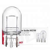 Amio - W21W (T20) 12V 21W W3x16d (ΚΑΡΦΩΤΟ ΑΚΑΛΥΚΟ) ΑΛΟΓΟΝΟΥ - 10 ΤΕΜ. (02551/AM) Χωρίς Κάλυκα americat.gr