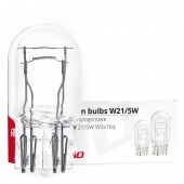 Amio - W21/5W (T20) 12V 21/5W W3x16q (ΚΑΡΦΩΤΟ ΑΚΑΛΥΚΟ) ΑΛΟΓΟΝΟΥ - 10 ΤΕΜ. (02552/AM) Χωρίς Κάλυκα americat.gr