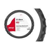 Amio - ΚΑΛΥΜΜΑ ΤΙΜΟΝΙΟΥ 37/39CM SWC-26 ΜΑΥΡΟ/ΓΚΡΙ - 1 τεμ. (02563/AM) Διάμετρος 37-39 cm americat.gr