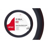 Amio - ΚΑΛΥΜΜΑ ΤΙΜΟΝΙΟΥ 37/39CM SWC-28 ΜΑΥΡΟ ΜΕ ΚΟΚΚΙΝΗ ΡΑΦΗ - 1 τεμ. (02565/AM) Διάμετρος 37-39 cm americat.gr