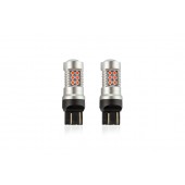 Amio - WR21/5W T20 12/24V 6,2W 5.600K LED 24xSMD3030 CAN-BUS ΚΟΚΚΙΝΟ 18x56mm 2ΤΕΜ. (02581/AM) Χωρίς Κάλυκα americat.gr