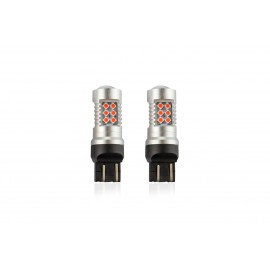 Amio - WR21/5W T20 12/24V 6,2W 5.600K LED 24xSMD3030 CAN-BUS ΚΟΚΚΙΝΟ 18x56mm 2ΤΕΜ. (02581/AM) Χωρίς Κάλυκα americat.gr
