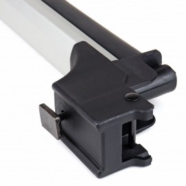 Amio - Βάση Σκι Οροφής SSR-01L από Αλουμίνιο για 6 ζευγάρια Σκι ή 3 σανίδες Snowboard με μήκος 760 mm - 1 Ζευγάρι (02591/AM) Μεταφορά Σκι & Canoe Kayak americat.gr