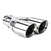 Amio - ΑΚΡΟ (ΜΠΟΥΚΑ) ΕΞΑΤΜΙΣΗΣ ΔΙΠΛΗ MT022 32>52mm (ΜΗΚΟΣ: 240mm) - 1 ΤΕΜ. (02646/AM) Μπούκες Εξάτμισης americat.gr