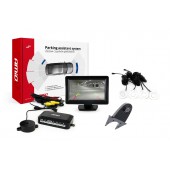 Amio - ΣΥΣΤΗΜΑ ΠΑΡΚΑΡΙΣΜΑΤΟΣ ΜΕ 4 ΡΑΝΤΑΡ ΛΕΥΚΑ ΚΑΜΕΡΑ INFRARED ΚΑΙ ΟΘΟΝΗ 4,3" HD-502-IR - 1 τεμ. (02669/AM) Αισθητήρες παρκαρίσματος οπισθοπορείας και εμπρός americat.gr