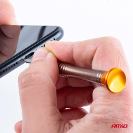 Amio - ΚΑΤΣΑΒΙΔΙ ΑΚΡΙΒΕΙΑΣ ΜΕ ΑΝΤΑΛΛΑΚΤΙΚΕΣ ΜΥΤΕΣ (24 ΔΙΑΦΟΡΕΤΙΚΑ ΣΧΕΔΙΑ & ΜΕΓΕΘΗ) ΣΕΤ ΣΕ ΘΗΚΗ ΜΕΤΑΦΟΡΑΣ - 1 σετ. (02839/AM) Ειδη Συνεργείου americat.gr