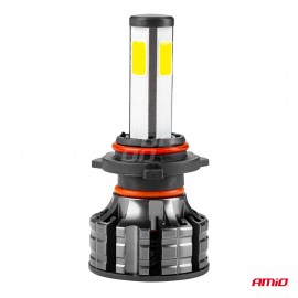 Amio – LED HB3 9005 COB 12/24V 38W 6500K 3800lm Σειρά COB για Ισχυρό Λευκό Φωτισμό & Καθαρή Ορατότητα – 2 Τεμ. (02846/AM) Λάμπες americat.gr