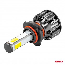 Amio – LED HB3 9005 COB 12/24V 38W 6500K 3800lm Σειρά COB για Ισχυρό Λευκό Φωτισμό & Καθαρή Ορατότητα – 2 Τεμ. (02846/AM) Λάμπες americat.gr