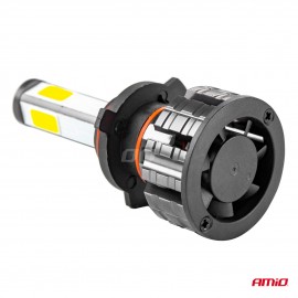 Amio – LED HB3 9005 COB 12/24V 38W 6500K 3800lm Σειρά COB για Ισχυρό Λευκό Φωτισμό & Καθαρή Ορατότητα – 2 Τεμ. (02846/AM) Λάμπες americat.gr