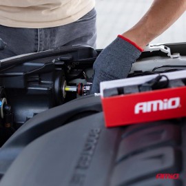 Amio - Λάμπες LED HB4 9006 τύπου 4Size Series τάση λειτουργίας 12/24V απόδοσης 38W για Επιβατικά Αυτοκίνητα και Φορτηγά - 2 τεμ. (02847/AM) Λάμπες americat.gr