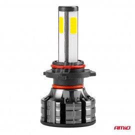 Amio - Λάμπες LED HB4 9006 τύπου 4Size Series τάση λειτουργίας 12/24V απόδοσης 38W για Επιβατικά Αυτοκίνητα και Φορτηγά - 2 τεμ. (02847/AM) Λάμπες americat.gr