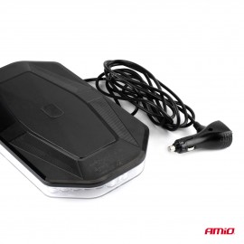 Amio - ΦΑΡΟΣ/ΜΠΑΡΑ 12>24V 48SMD LED ΠΟΡΤΟΚΑΛΙ ΜΕ ΦΙΣ ΑΝΑΠΤΗΡΑ & ΜΑΓΝΗΤΙΚΗ ΒΑΣΗ 293x171x46mm​ -1 ΤΕΜ. (02920/AM) Φάροι LED americat.gr