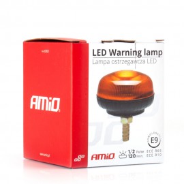 Amio - ΦΑΡΟΣ LED MINI 12/24V 18SMD ΒΙΔΩΤΟΣ ΠΟΡΤΟΚΑΛΙ 91x86mm - 1 TEM. (02923/AM) Φάροι LED americat.gr
