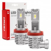 Amio - ΛΑΜΠΕΣ LED H8/H9/H11 10-16V 40W 6.500K 4400lm (ΨΥΚΤΡΑ) X1 SERIES - 2ΤΕΜ. (02967/AM) Λάμπες americat.gr