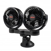 Amio - ΑΝΕΜΙΣΤΗΡΑΣ ΔΙΠΛΟΣ 12V 2χ4''(10,8cm) ΜΕ ΦΙΣ ΑΝΑΠΤΗΡΑ/2 ΤΑΧΥΤΗΤΩΝ/ ΜΕ ΒΕΝΤΟΥΖΑ PRO SERIES - 1 TEM. (03010/AM) Ανεμιστήρες Αυτοκινήτου Θερμαντικά americat.gr