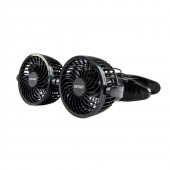 Amio - ΑΝΕΜΙΣΤΗΡΑΣ ΔΙΠΛΟΣ 24V 2χ4''(10,8cm) ΜΕ ΦΙΣ ΑΝΑΠΤΗΡΑ/2 ΤΑΧΥΤΗΤΩΝ/ ΜΕ ΜΑΝΤΑΛΑΚΙ PRO SERIES - 1 ΤΕΜ. (03013/AM) Ανεμιστήρες Θερμαντικά americat.gr