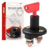 Amio - ΚΕΝΤΡΙΚΟΣ ΔΙΑΚΟΠΤΗΣ ΜΠΑΤΑΡΙΑΣ ΓΕΝΙΚΟΥ ΡΕΥΜΑΤΟΣ (KILLER SWITCH) 150Α 12-24V​ - 1 TEM. (03023/AM) Διακόπτες Ρελέ americat.gr